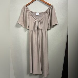 Siren Lily Taupe Dress